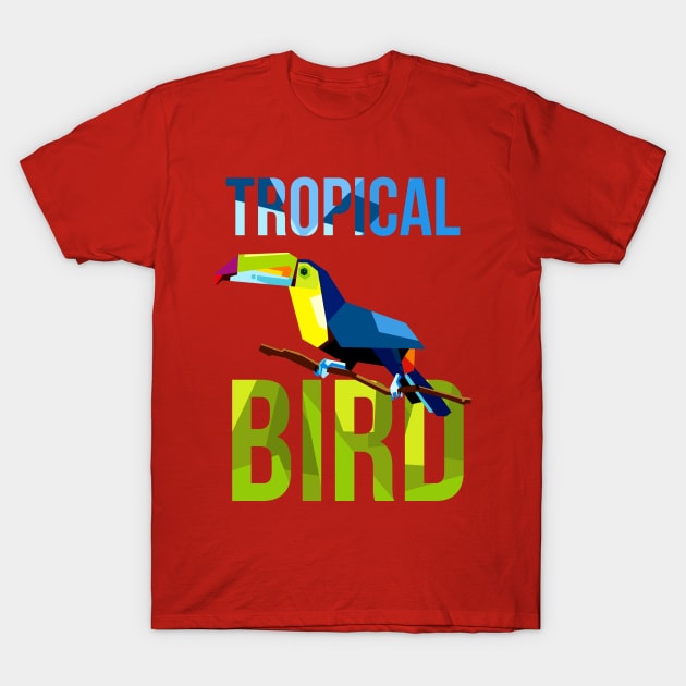 Tropical Bird Toucan T-Shirt by Mulyadi Walet